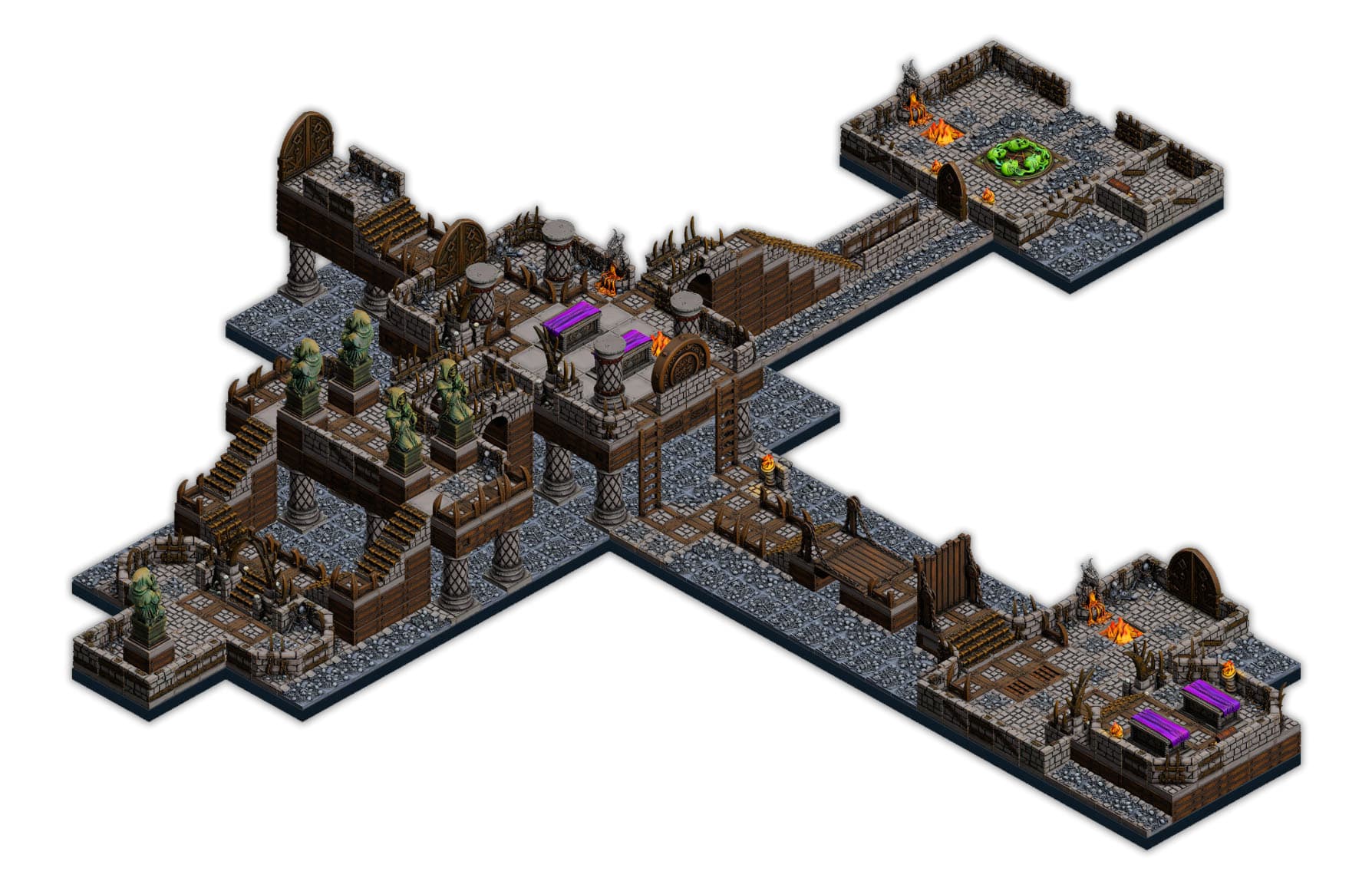 LEVEL 3 - CATACOMBS view 1