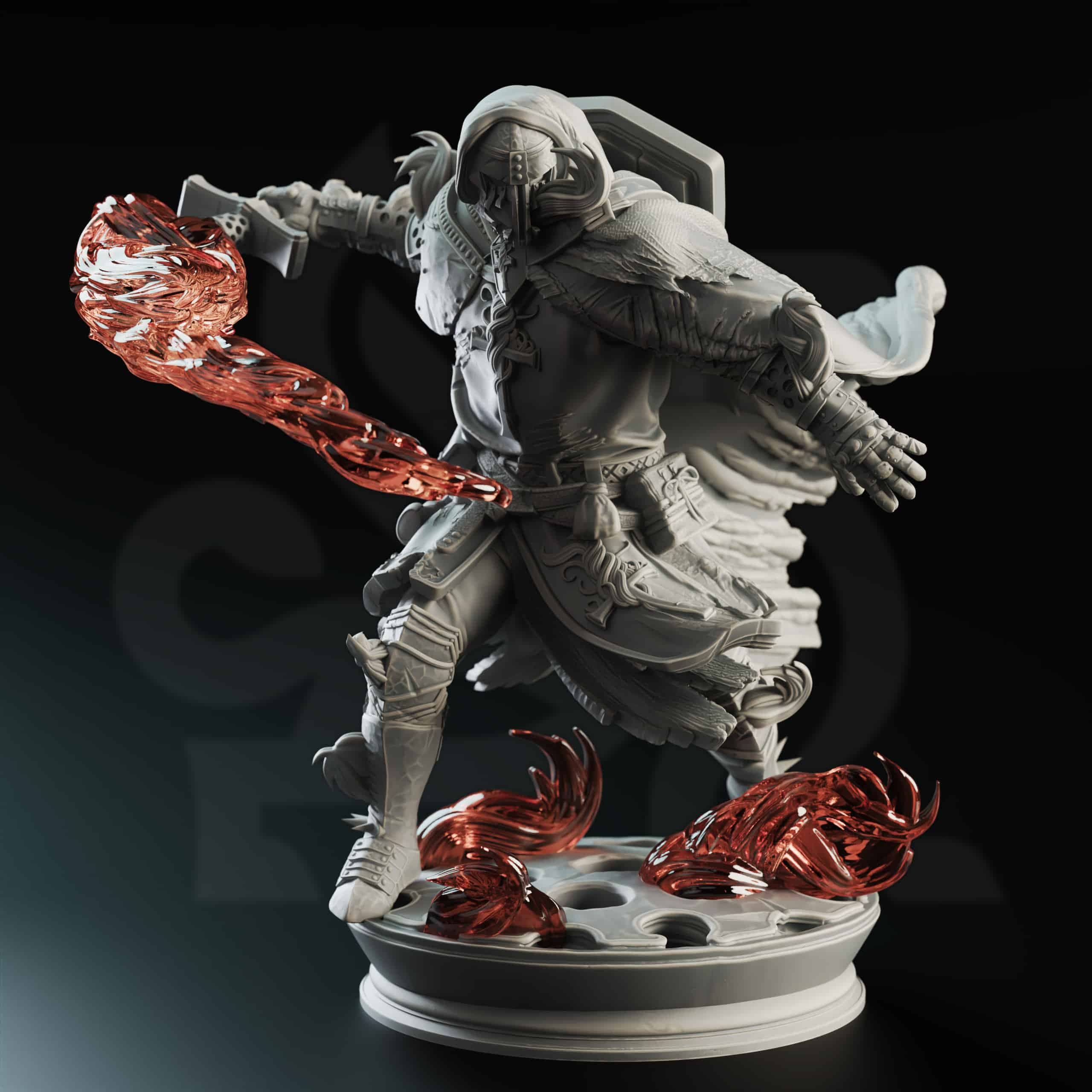 Embernos – Fire Elemi Crusader view 1
