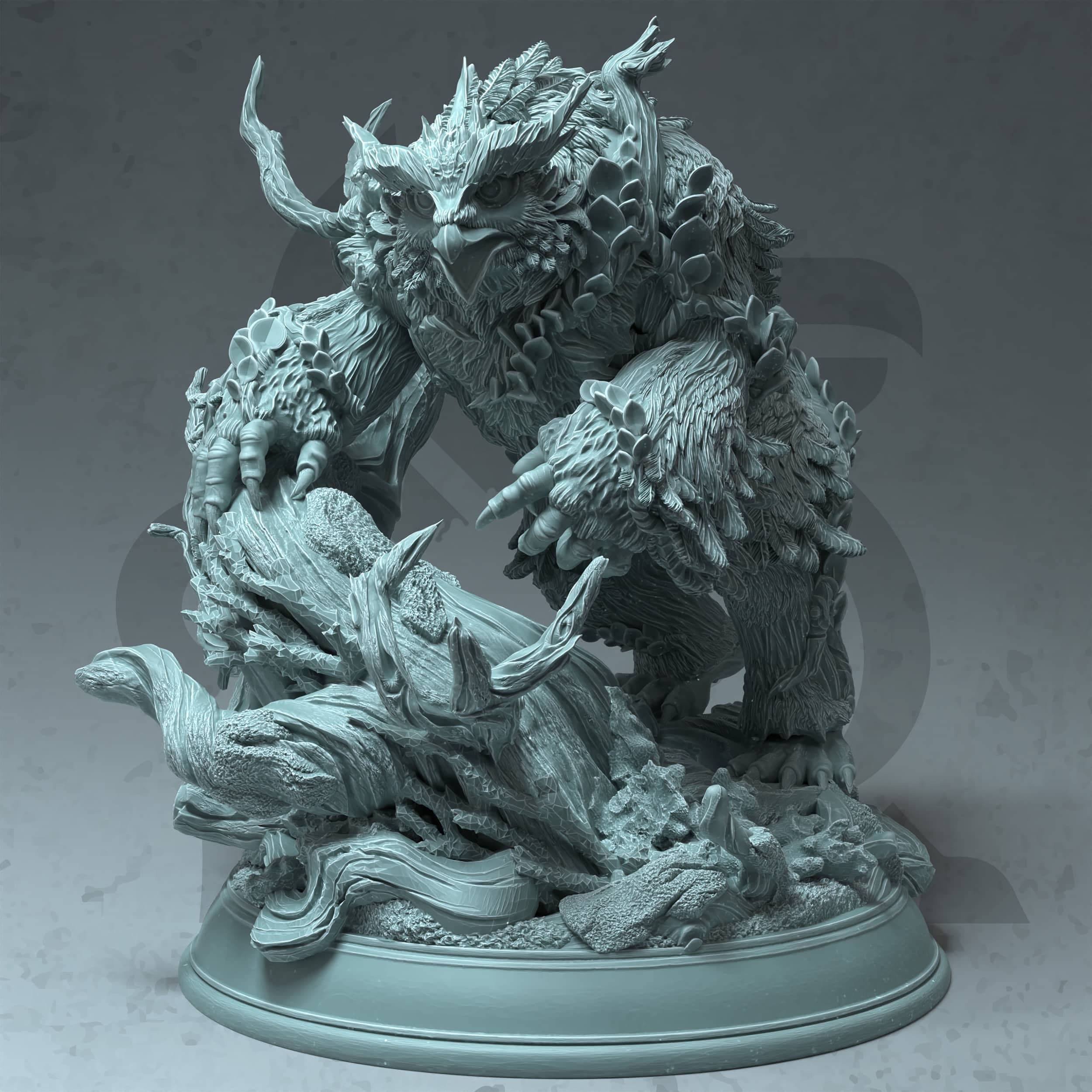 Firalyn – Fey Touched Owlbear view 1