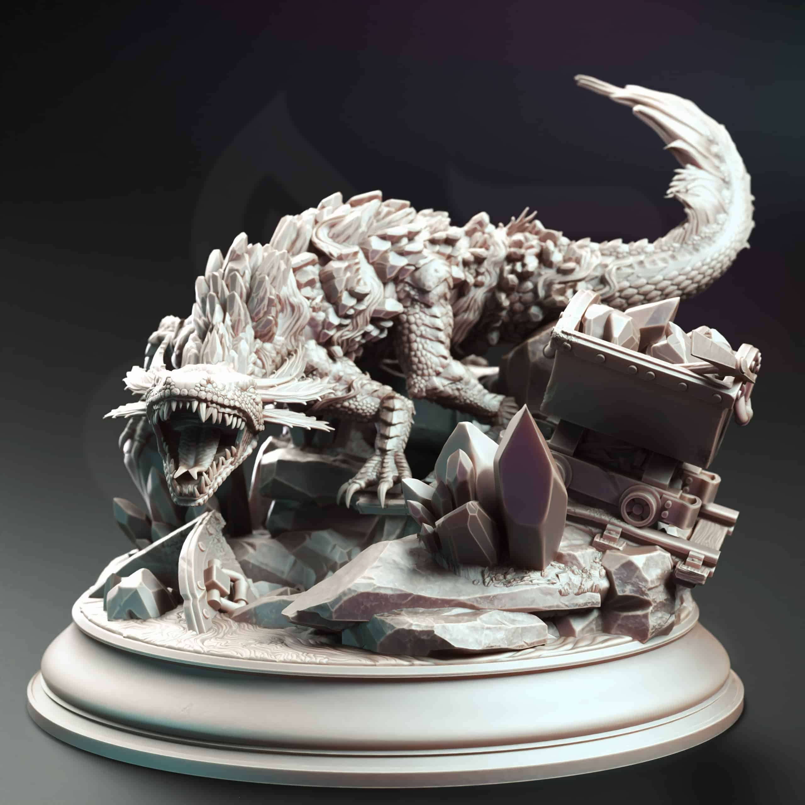 Lava Elemental Salamander view 1