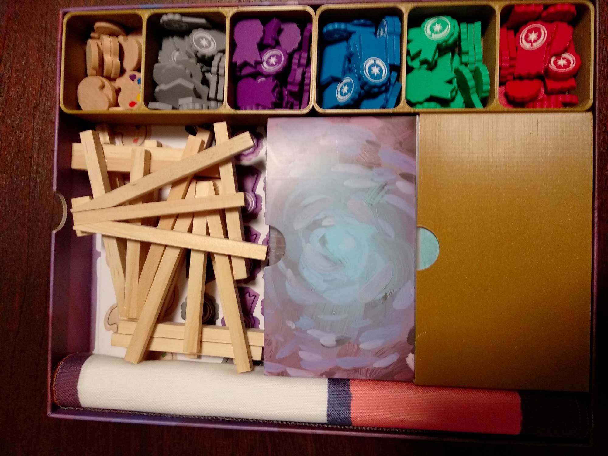 Canvas board game insert view 1